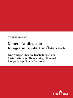 cover image of Neuere Ansaetze der Integrationspolitik in Oesterreich